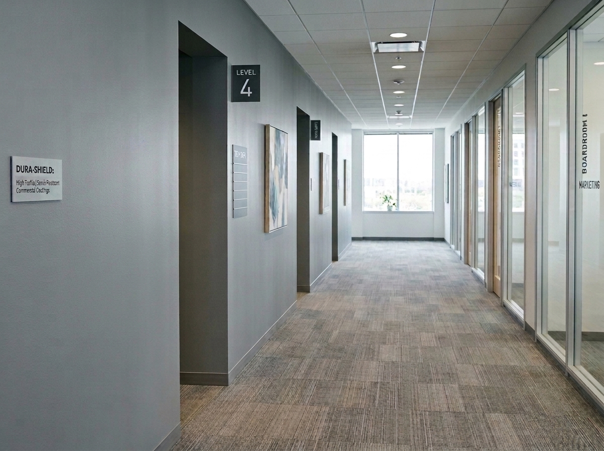 Corporate office park after painting