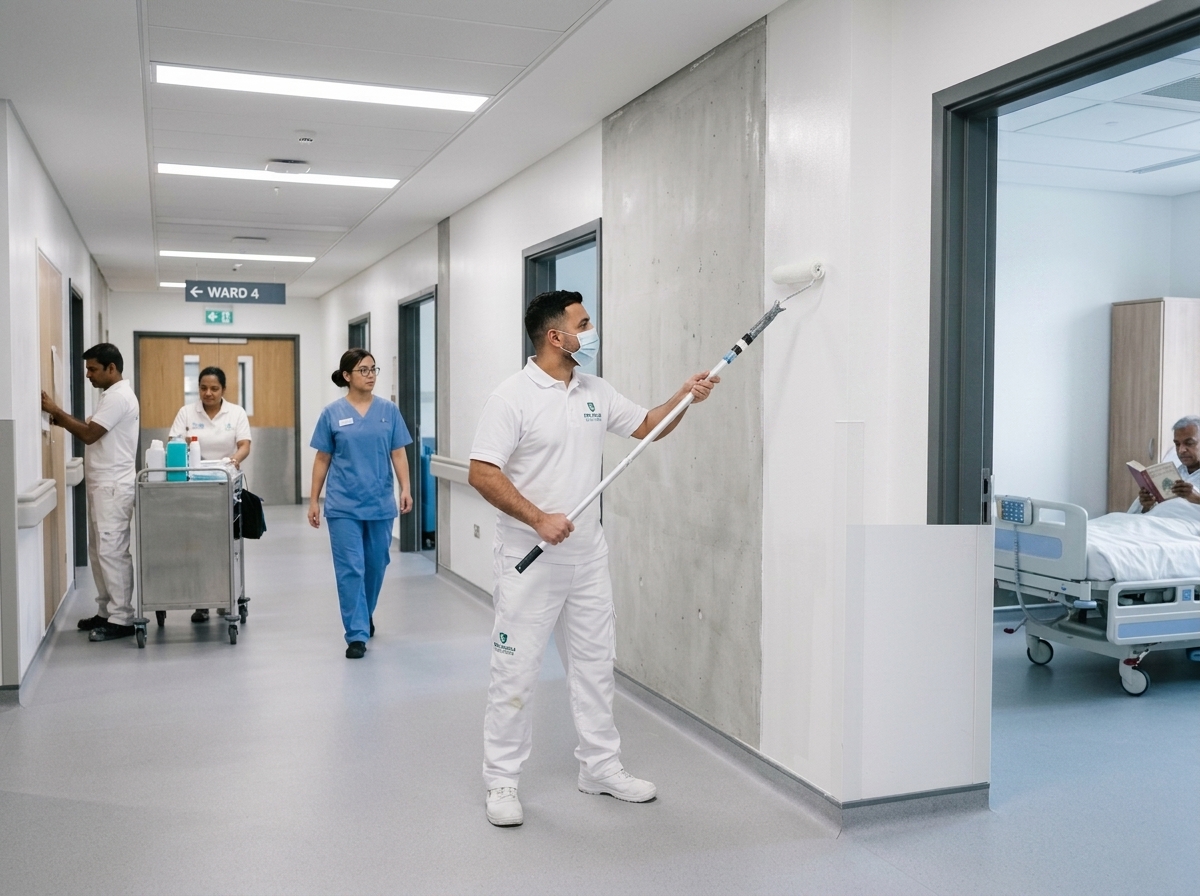 Hospital facility after painting
