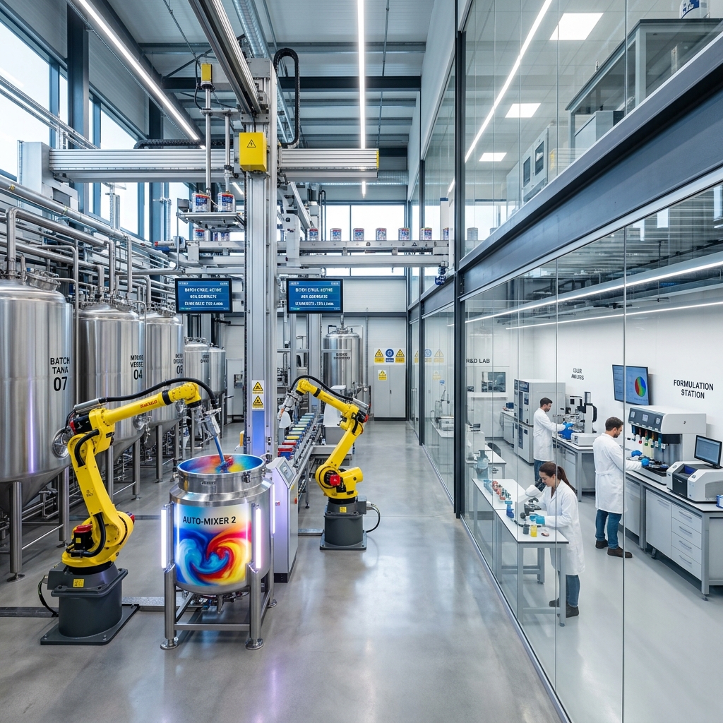 Goyash Paints R&D Center Manufacturing Facility